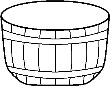 Empty Apple Basket Clipart (416x320), Png Download