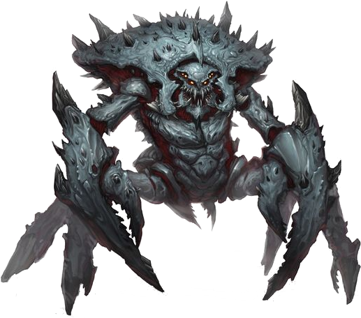 Melee Weapon Attack - Fantasy Crab Creature (525x473), Png Download