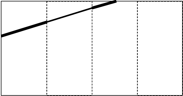 -dividing A Line Into Multiple Segments For The Spatialised - Monochrome (636x333), Png Download