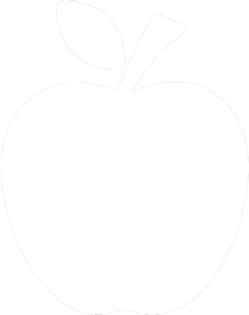 Industries We Serve - White Apple Clipart (626x626), Png Download