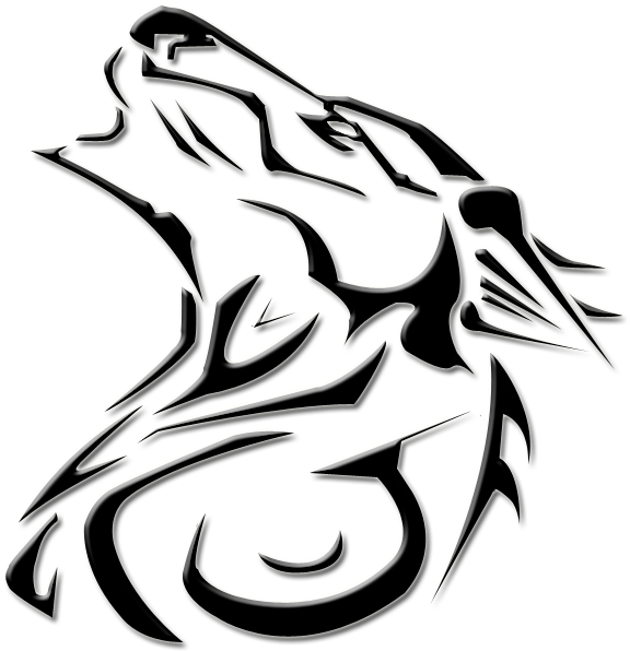 Wolves, Logos, Animals - Lobos Logo Png (645x600), Png Download