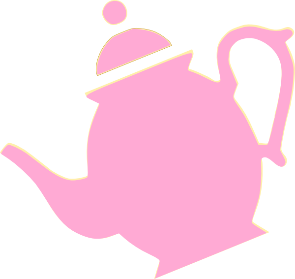 Teapot Pouring Clip Art At Clker - Fancy Tea Cup Clip Art (600x567), Png Download