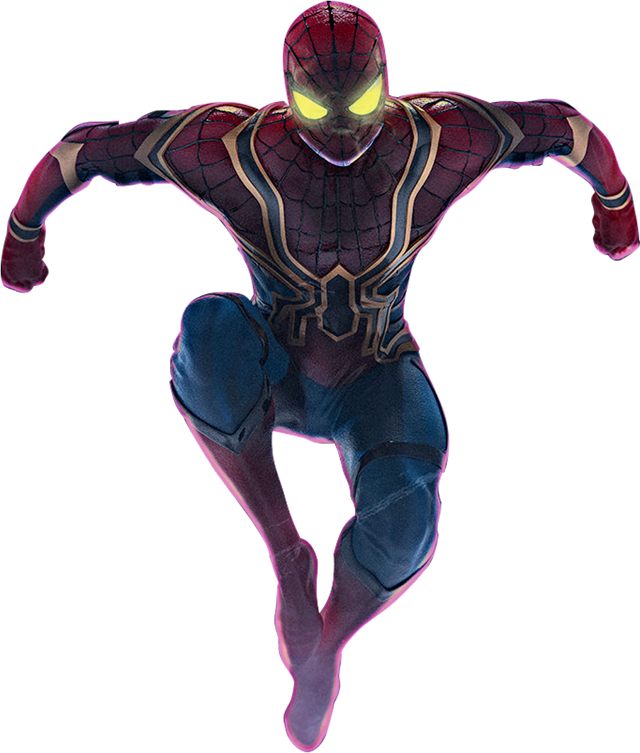 Iron Spiderman Hd Photo Pics - Spiderman Png (1000x1464), Png Download