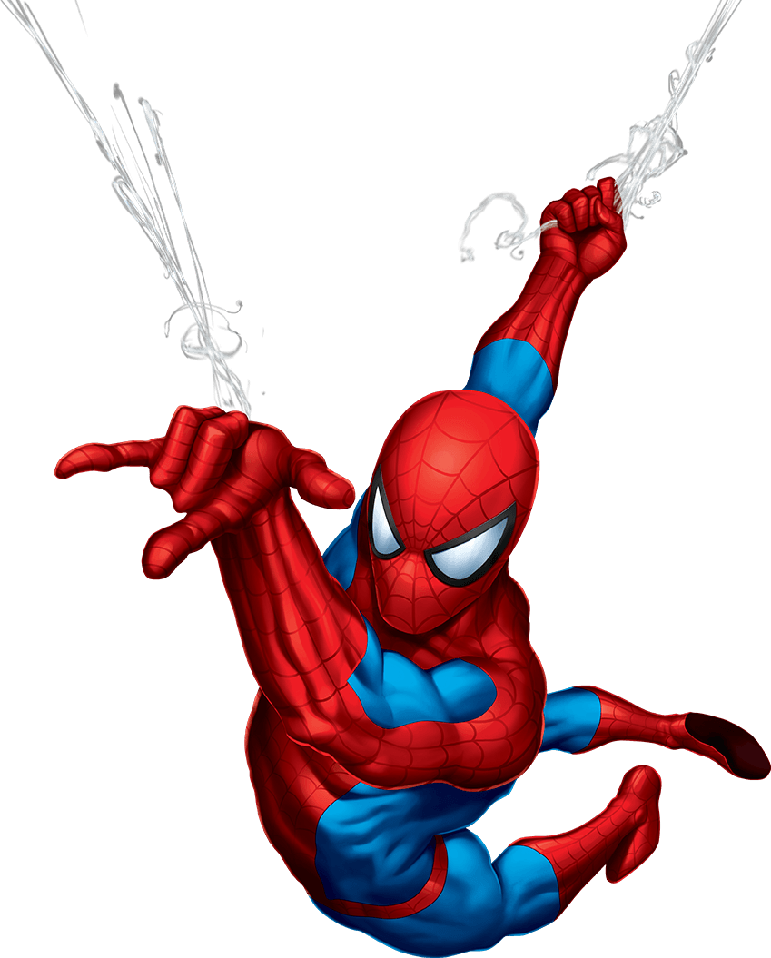 Crea Tu Poster Spider Man Spider Man Swinging Png Full Size Png Download Seekpng