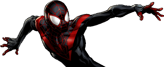 Ultimate Spider-man Dialogue 1 - Marvel Avengers Alliance Ultimate Spider Man Png (580x270), Png Download