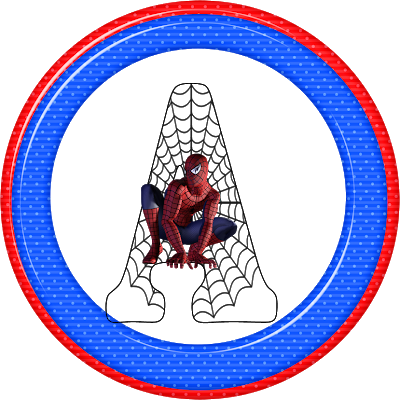 Spiderman Alphabets - - Hombre Araña Para Imprimir Gratis (400x400), Png Download