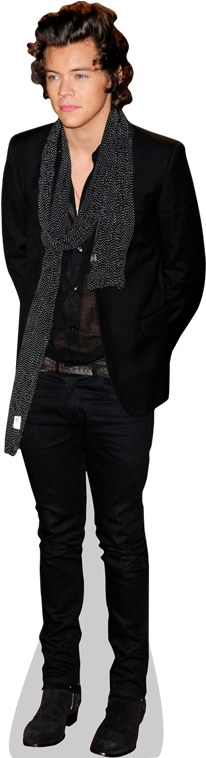 Harry Styles Scarf Cardboard Cutout - Canada Goose Femme Shelburne (363x757), Png Download