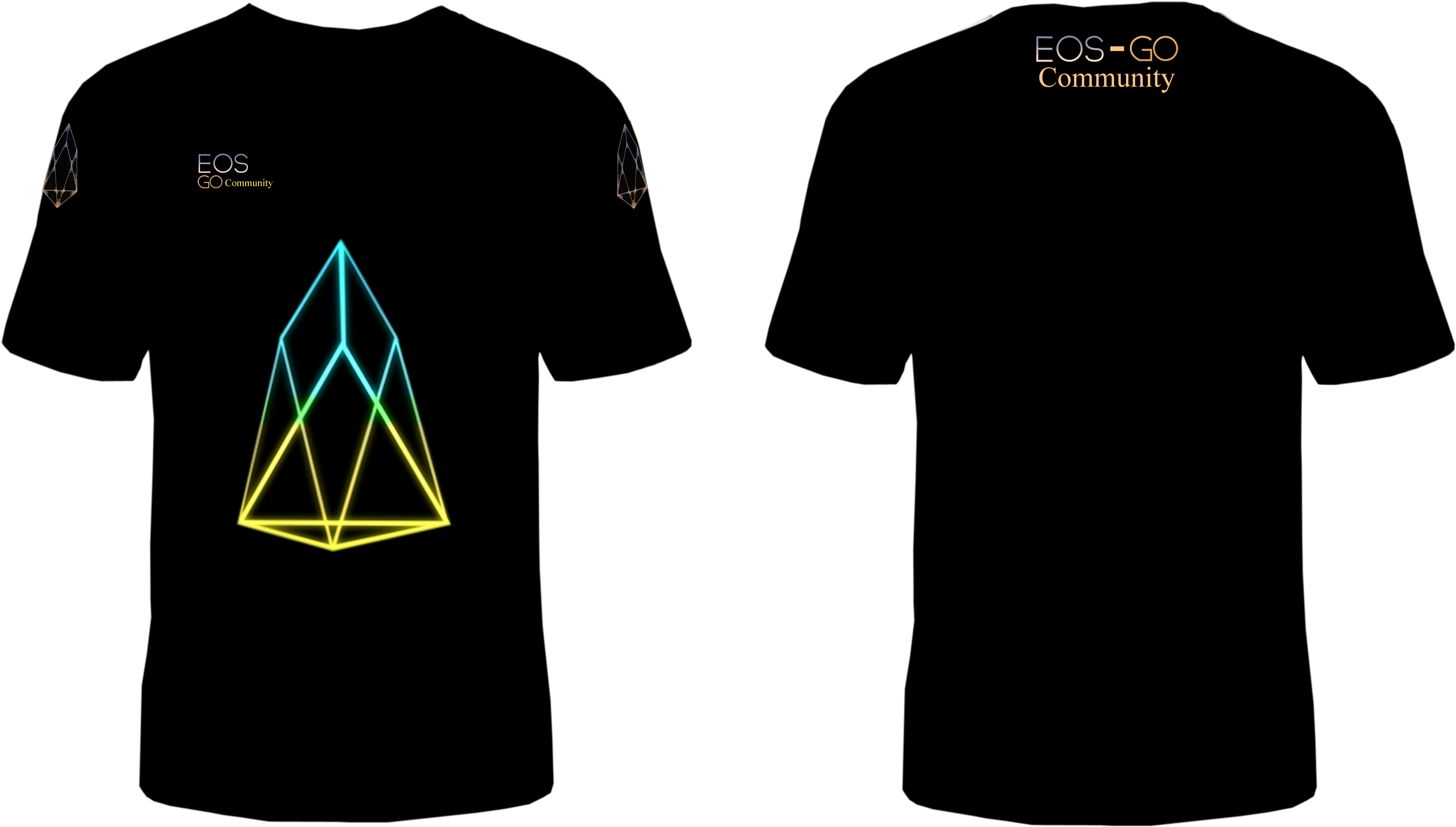 T-shirt 2 - T-shirt (4519x2464), Png Download