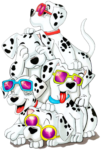 Dalmatians Puppy Clip Art Are Large Format P - 101 Dalmatians (323x480), Png Download