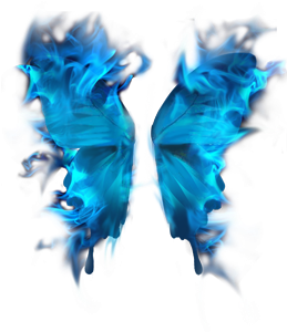 Flare Butterfly Wings - Portable Network Graphics (258x535), Png Download