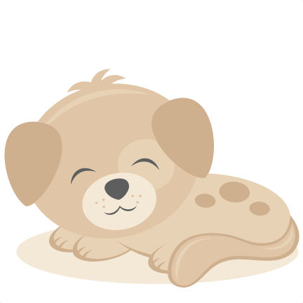 Puppy Svg Library - Puppy Cute Clip Art (432x432), Png Download