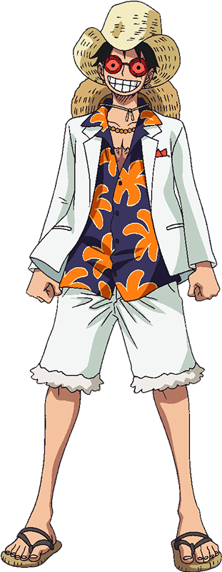 Luffy Film Gold White Casino Outfit One Piece Gold Luffy Full Size Png Download Seekpng