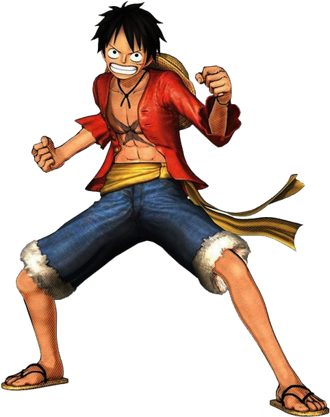One Piece Luffy Png Clipart - Luffy Png (485x615), Png Download