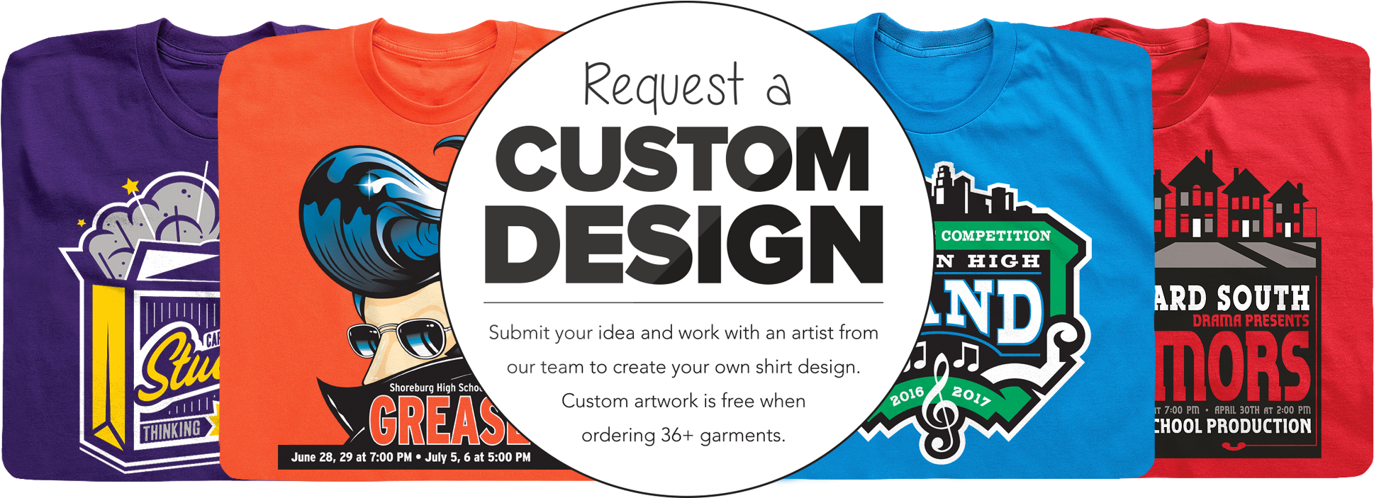 Student Council T Shirts, Senior Custom T-shirts, High - Label (2000x750), Png Download