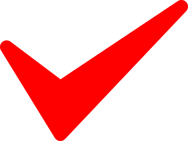 Red Cross Mark Clipart Tickclip - Red Tick Clip Art (600x450), Png Download