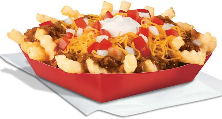 Best Fast-food French Fries - Cheese Fries (840x517), Png Download