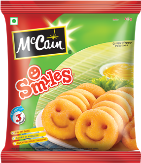 Mccain Smiles - Mccain Foods (330x380), Png Download