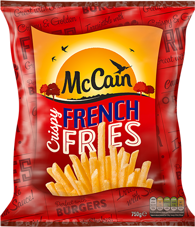 Mccain Crispy French Fries 750g (500x500), Png Download