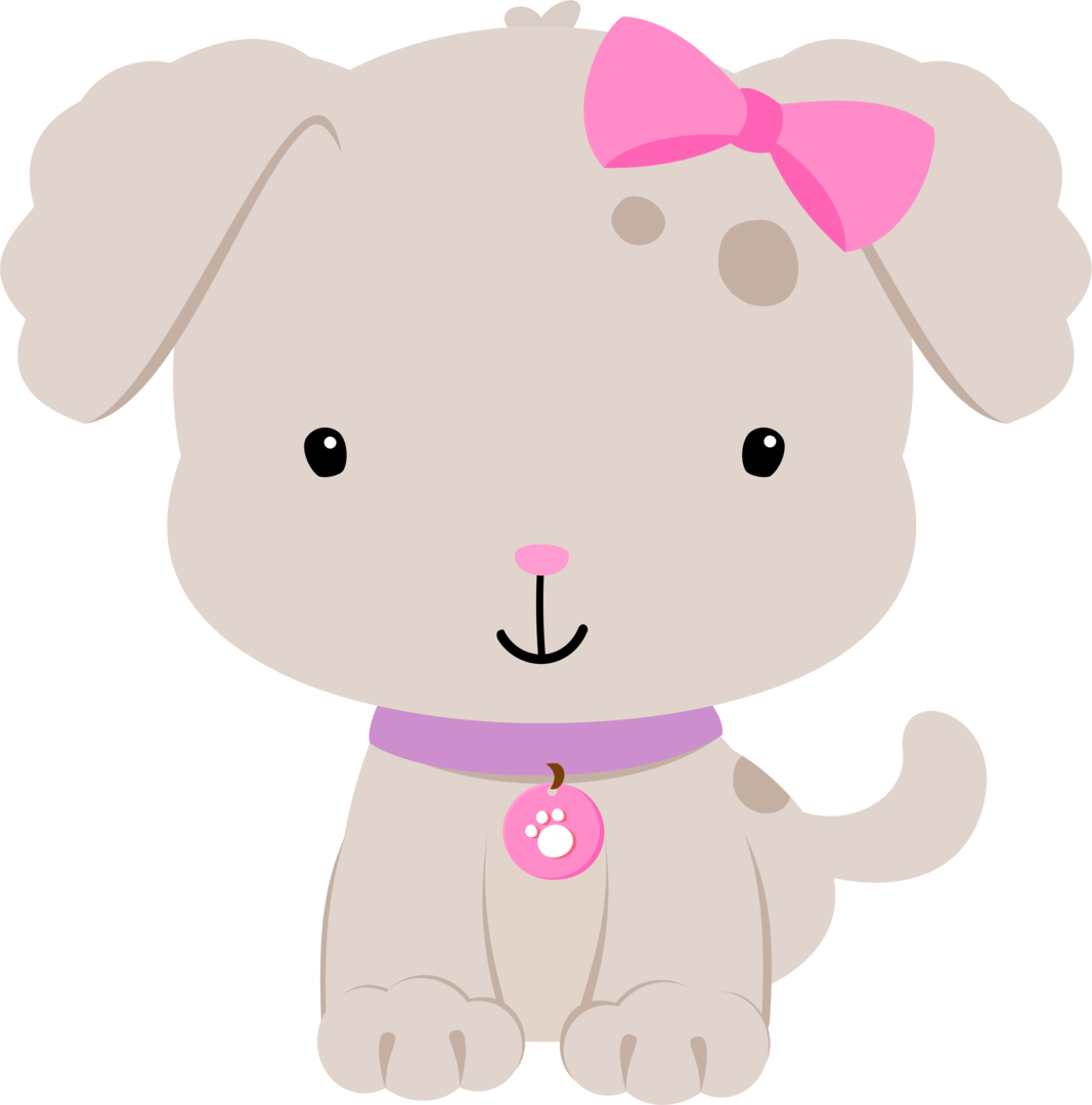 Puppy Clipart Princess - Animais Da Fazendinha Rosa Png (1067x1080), Png Download