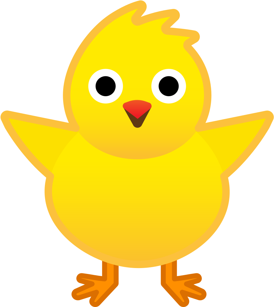 Download Svg Download Png - Chick Emoji Svg (1024x1024), Png Download