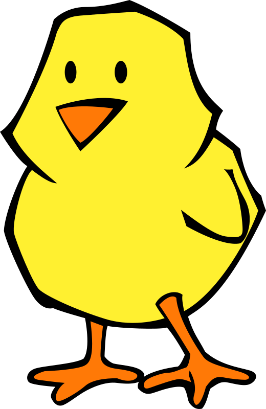 Chicken Cartoon Png File (390x600), Png Download