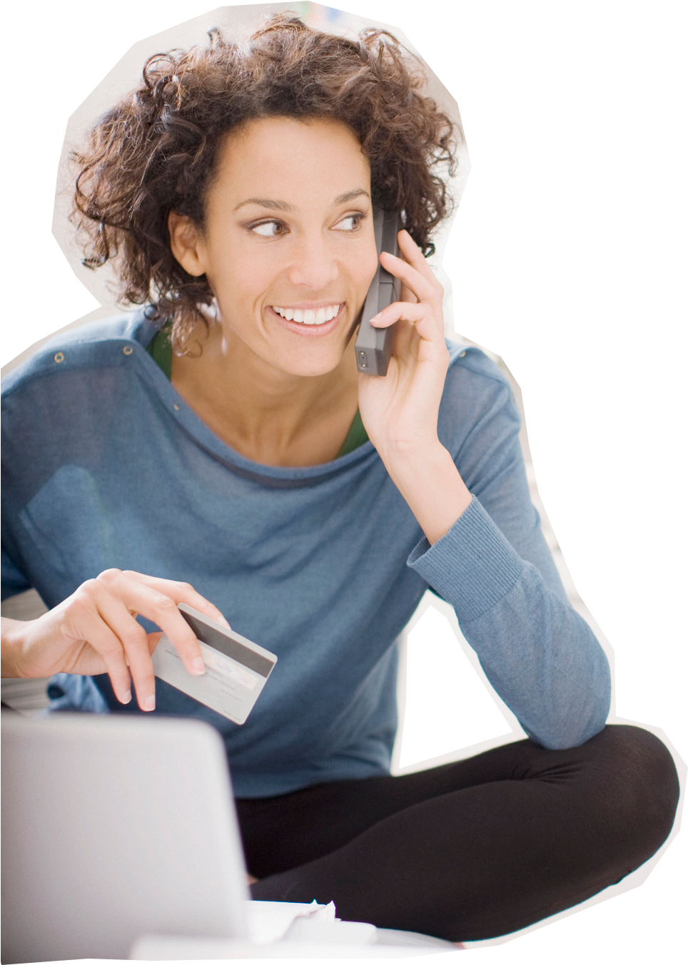 Designity Customer Happy - Sitting (994x1439), Png Download