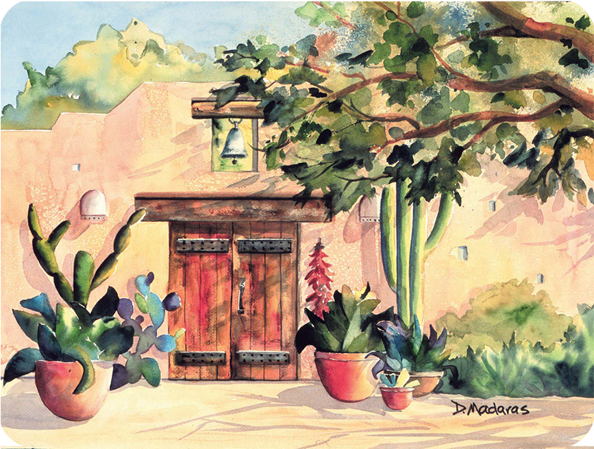 Beth's Gate Glass Cutting Board - Southwest Glassware (1000x750), Png Download