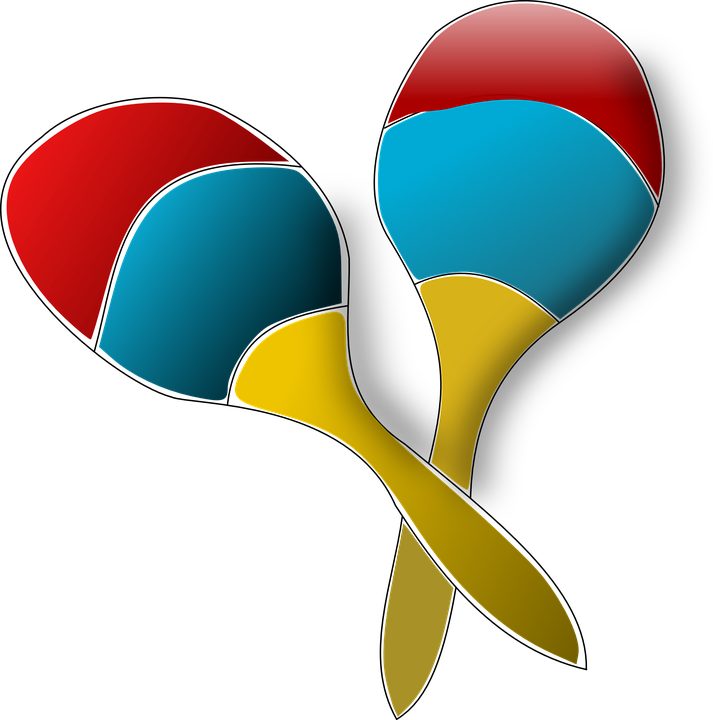 Small - Maracas Transparent Clipart (594x600), Png Download