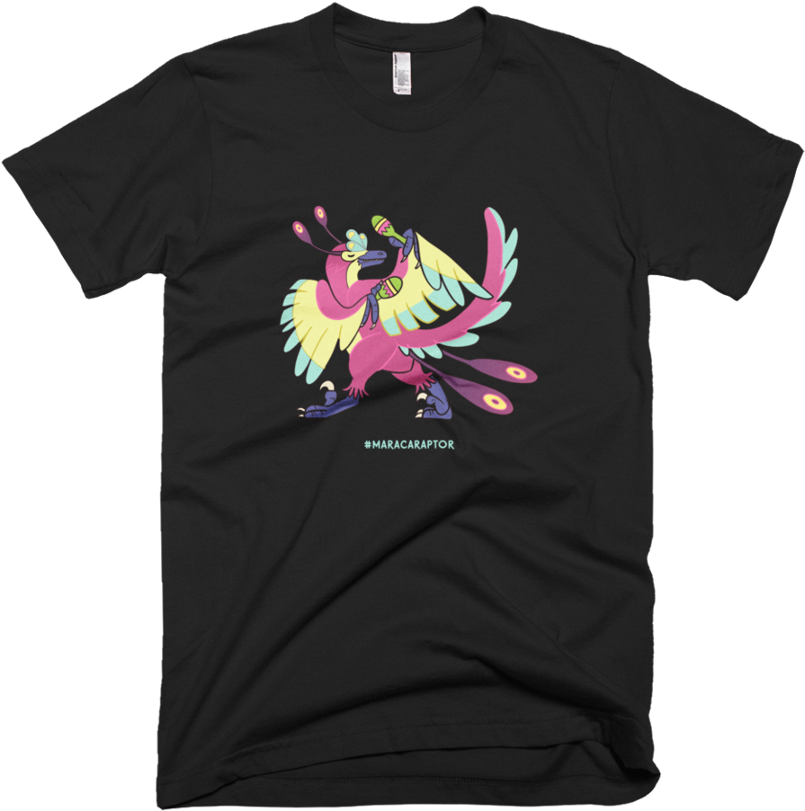 Velociraptor Maraca Men's T-shirt - Straight Outta (960x960), Png Download