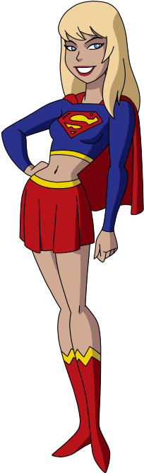 Supergirl - Jlu Supergirl (333x1080), Png Download