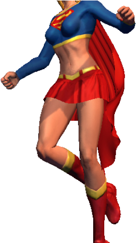 Supergirl Png Transparent Images - Dc Universe Online Supergirl (640x480), Png Download