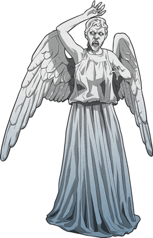 Weeping Angel Dw Legacy Sprite 1 - Illustration (308x479), Png Download