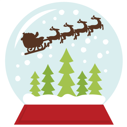 Snow Globe Svg Cutting Files Christmas Svg Cut Files - Christmas Snowglobe Png (432x432), Png Download