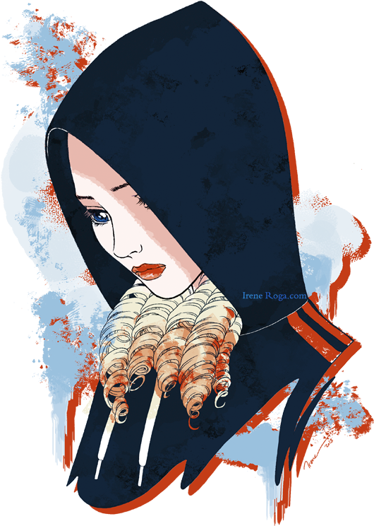 Personal Projects - Girl (549x777), Png Download