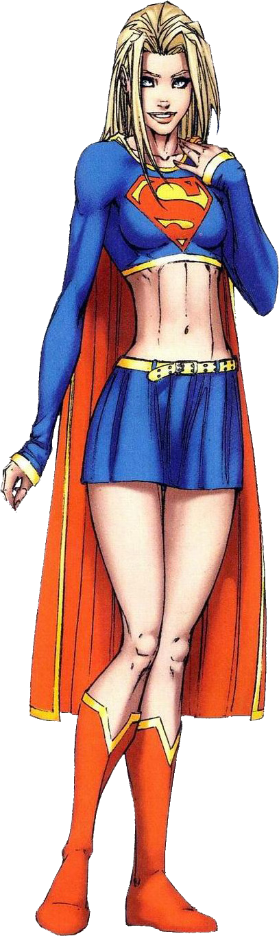 Supergirl Superman Batman Dc Comics - La Ligue Des Justiciers Supergirl (407x1363), Png Download