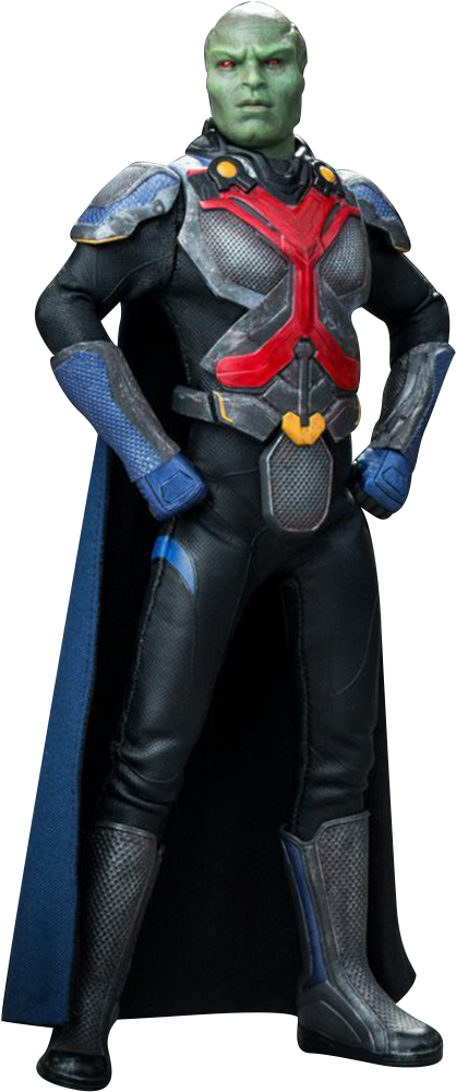 Dc Comics Deluxe Collectible - Supergirl Martian Manhunter (480x1000), Png Download