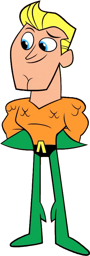 Flash Clipart Aquaman - Teen Titans Go To The Movies Aquaman (452x948), Png Download