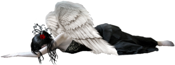 Fallen Angel Free Png Clipart Picture - Life Is A Chess Move: The Relationships (600x264), Png Download