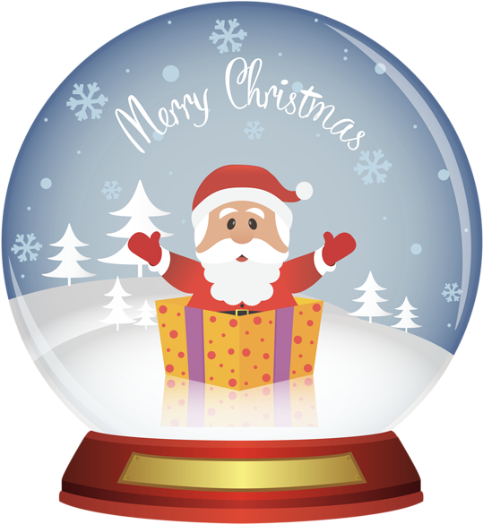 28 Collection Of Christmas Snow Globe Clipart - Christmas Snow Globes Clipart (552x600), Png Download