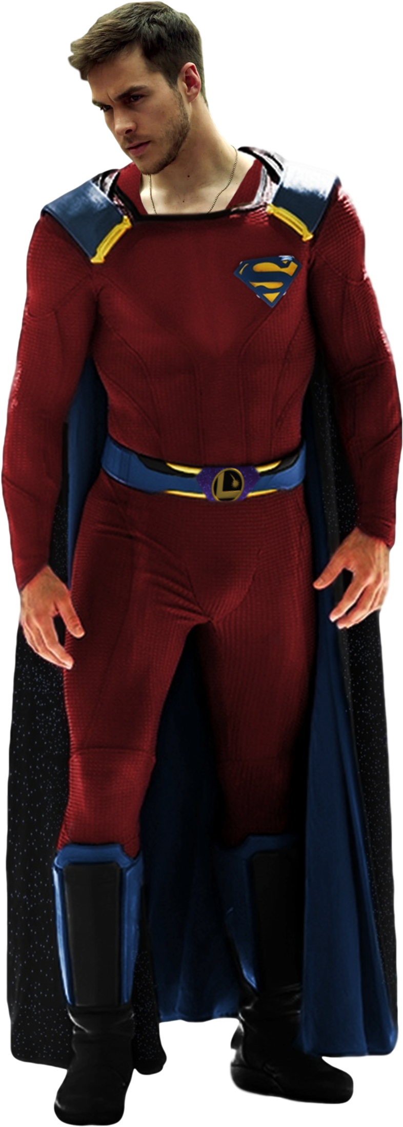 Supergirl Helen Slater Png - Mon El Lar Gand (888x2217), Png Download