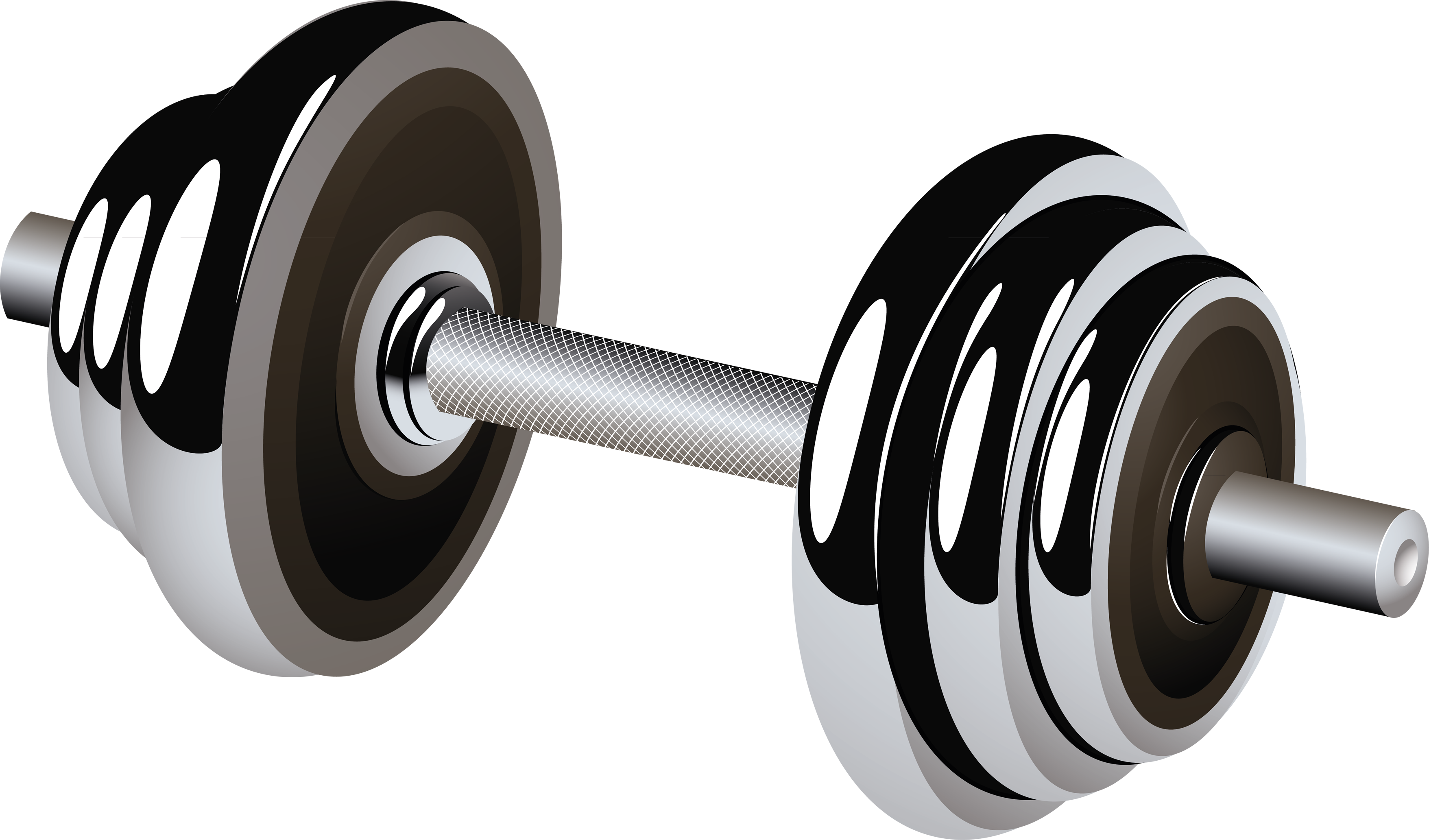 Barbell Png Picture - Transparent Background Dumbbell Png (3513x2065), Png Download