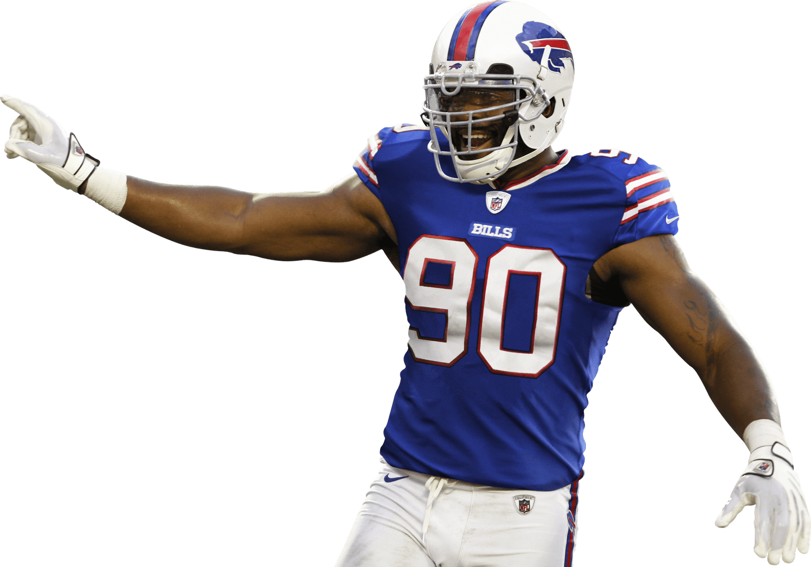Buffalo Bills Third Player - Football Player Transparent Background (1600x1120), Png Download