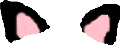 Cat Ear Kitten Clip Art - Cat Ears Kawaii Png (900x800), Png Download