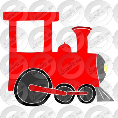 Banner Black And White Barbell Clipart Loaded - Train Stencil Reusable Wall Stencils For Painting (380x380), Png Download