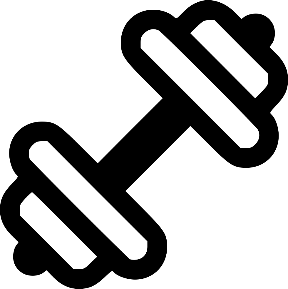 Png File - Dumbbell (980x982), Png Download