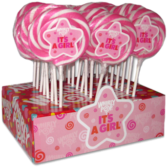 It's A Girl Lollipops (450x450), Png Download