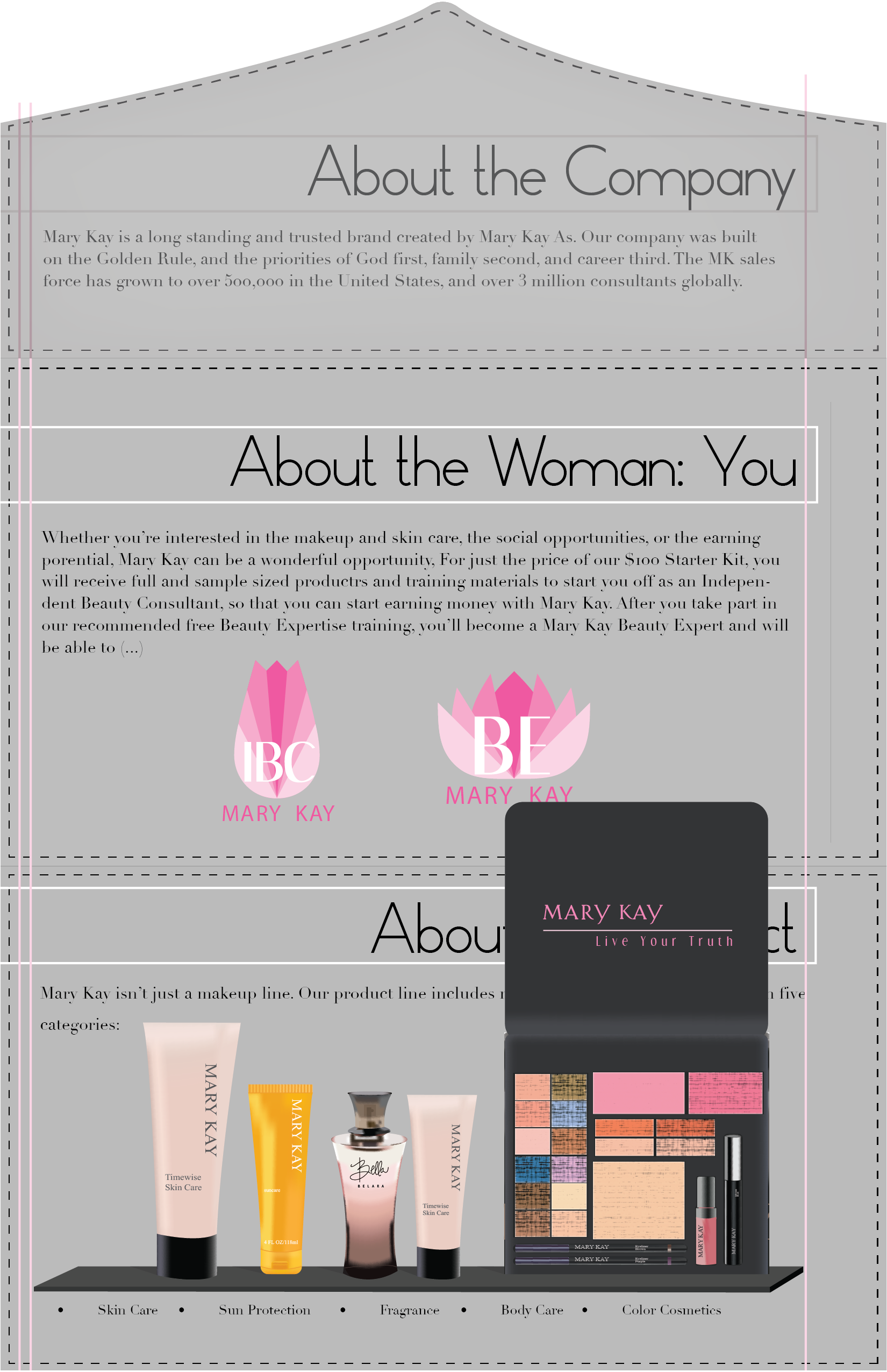 Mary Kay Senior Project Brochure - Cosmetics (1650x2550), Png Download