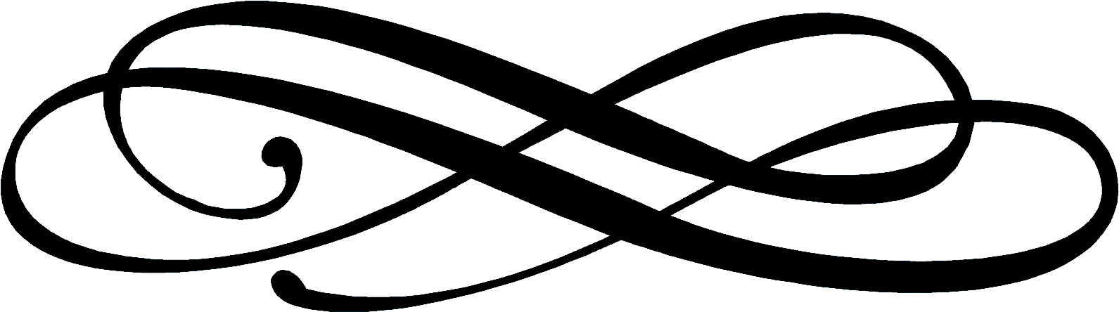 Summary - Bold Swirls Clipart (1630x490), Png Download