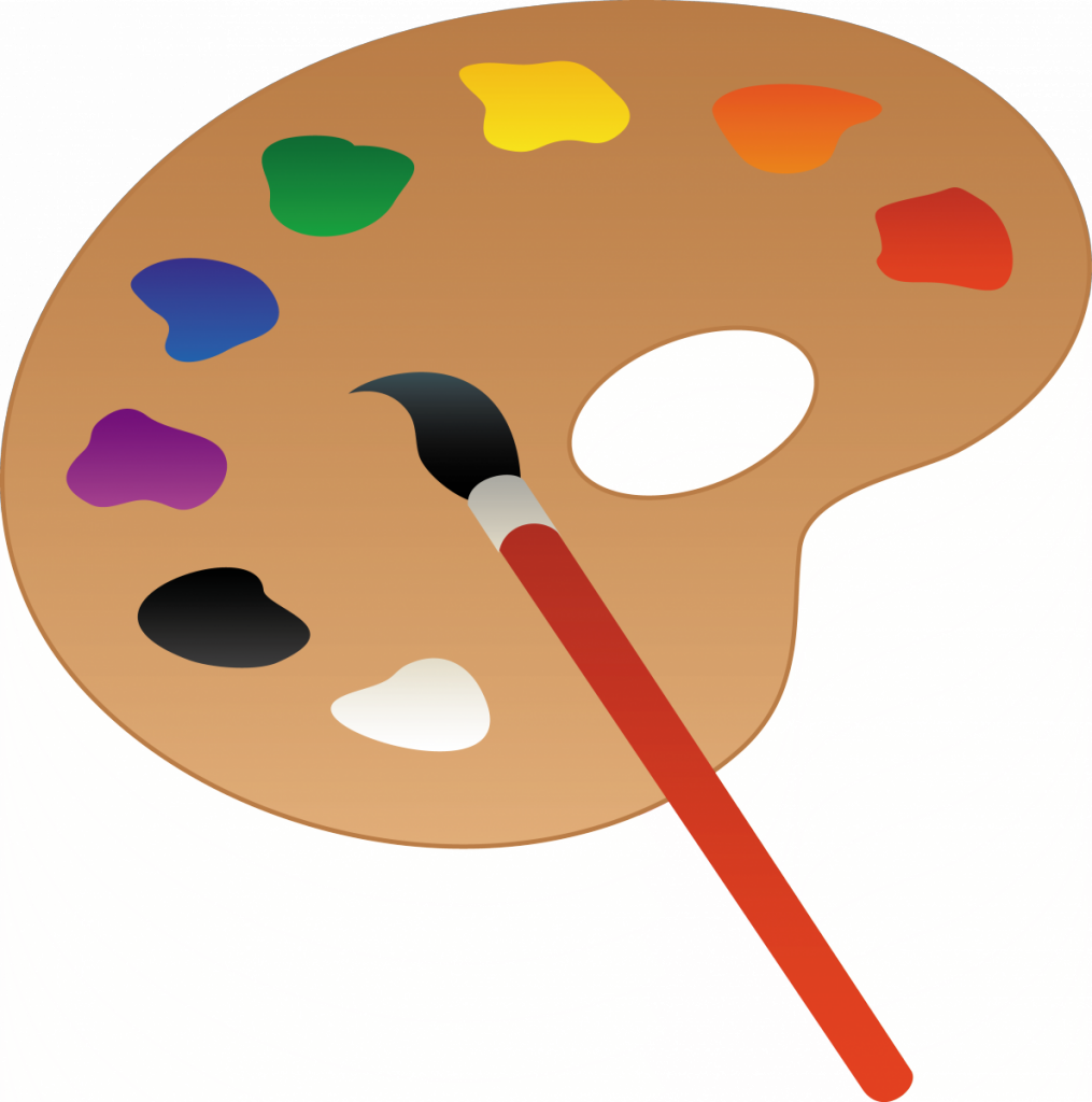 Watercolor Art Class - Paint Palette Clip Art (1015x1024), Png Download