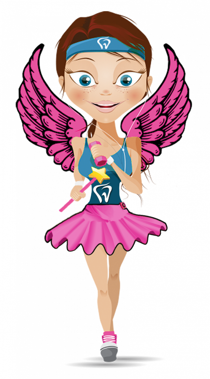 Participate In The Whimsical Tooth Fairy 5k Run/walk - Attaboy Clarence Tile Coaster (700x1263), Png Download